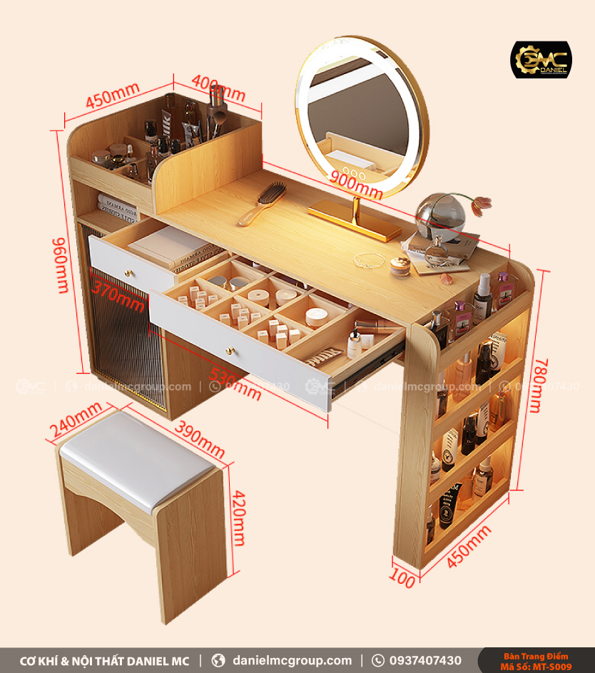 Bàn trang điểm MT-S009 Bàn trang điểm MT-S009