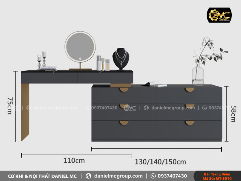 Bàn trang điểm MT-S010 Bàn trang điểm MT-S010