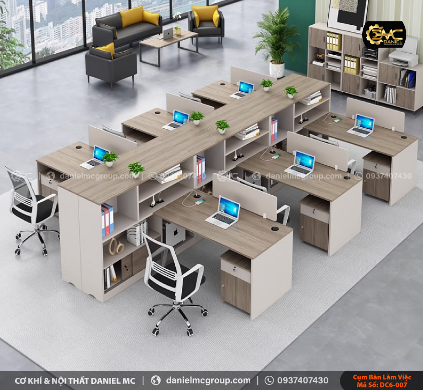 Bàn nhân viên DC6-007 Bàn nhân viên DC6-007