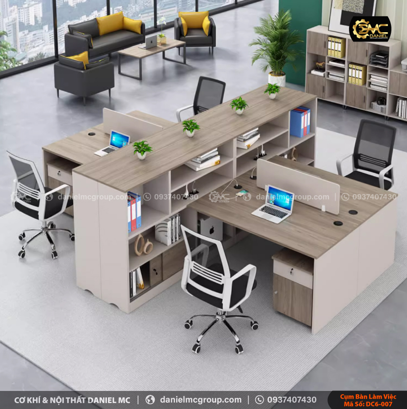 Bàn nhân viên DC6-007 Bàn nhân viên DC6-007