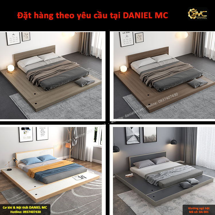 Giường ngủ bệt BA-301 Giường ngủ bệt BA-301
