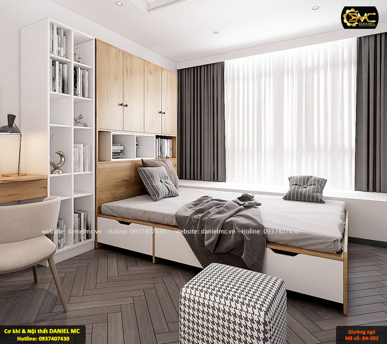 Giường ngủ BA-302