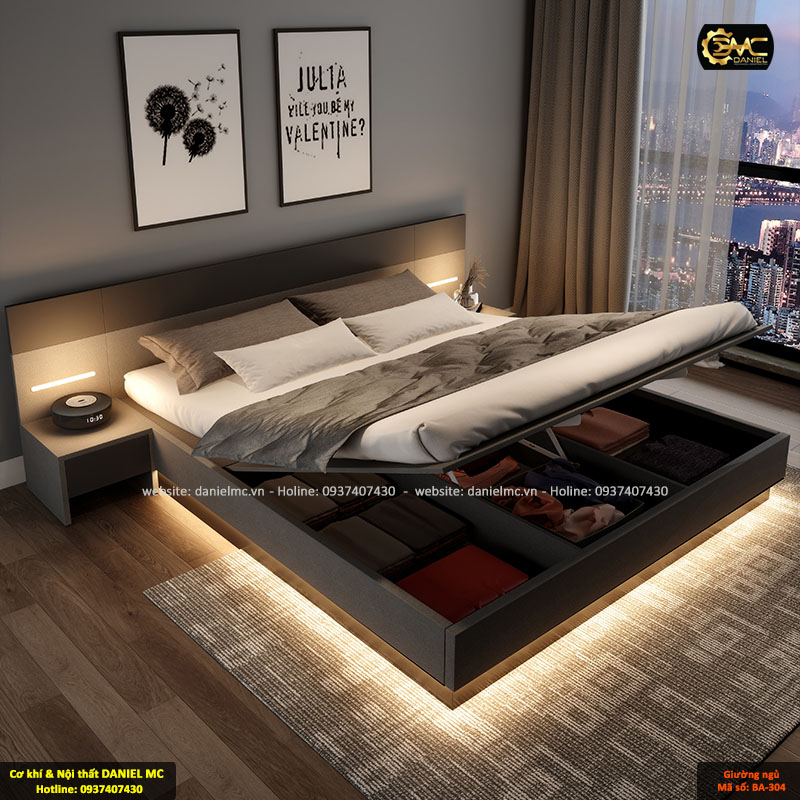 Giường ngủ BA-304 Giường ngủ BA-304