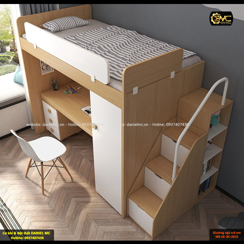 Giường ngủ trẻ em BC-2015 Giường ngủ trẻ em BC-2015