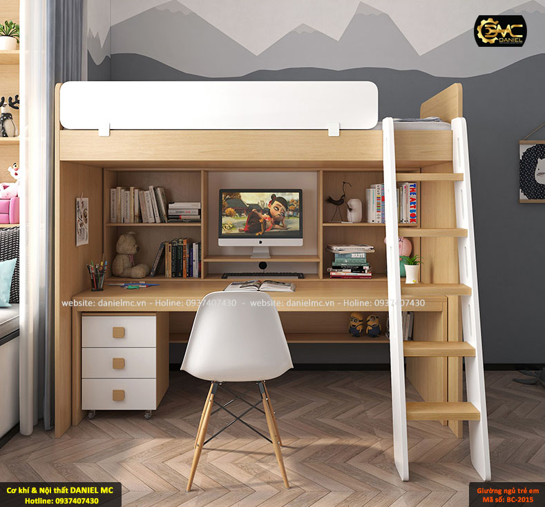 Giường ngủ trẻ em BC-2015 Giường ngủ trẻ em BC-2015