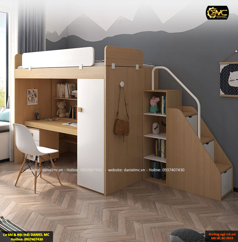 Giường ngủ trẻ em BC-2015 Giường ngủ trẻ em BC-2015
