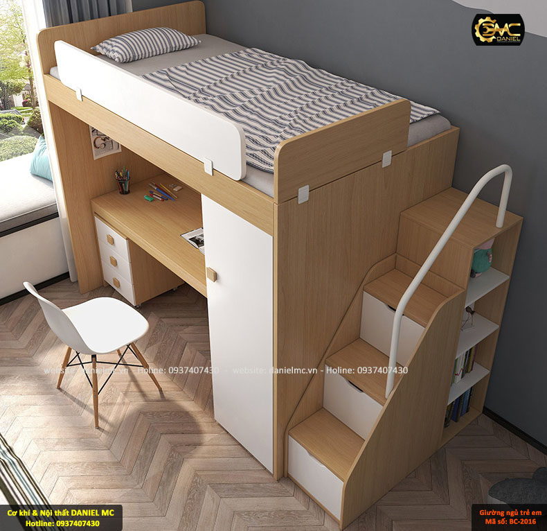 Giường ngủ trẻ em BC-2015 Giường ngủ trẻ em BC-2015