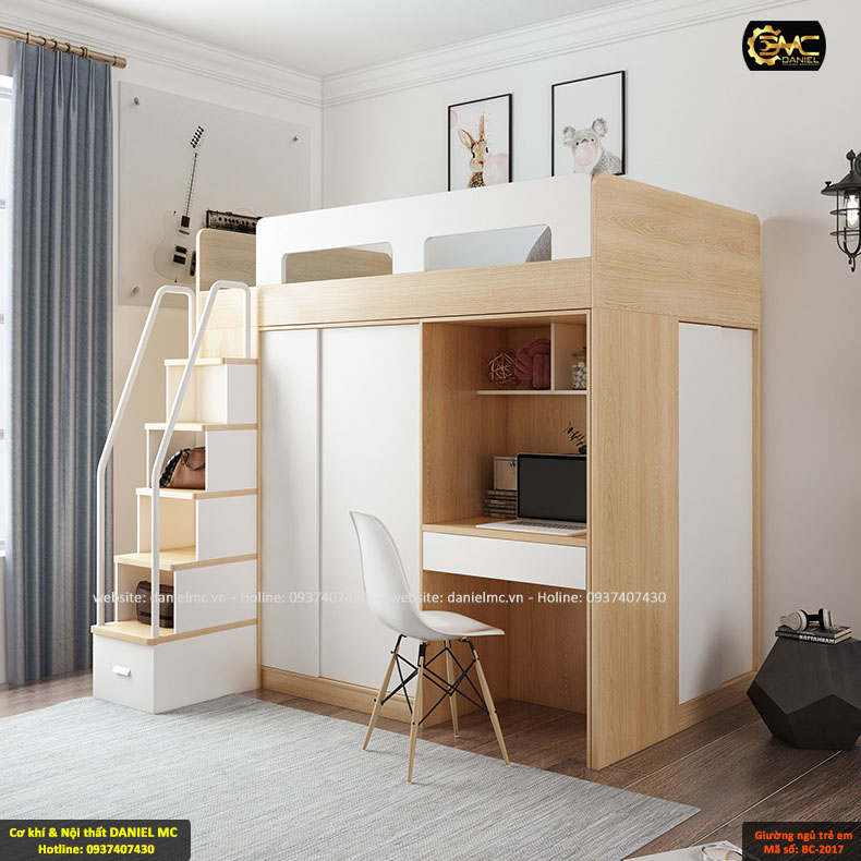 Giường ngủ trẻ em BC-2017 Giường ngủ trẻ em BC-2017