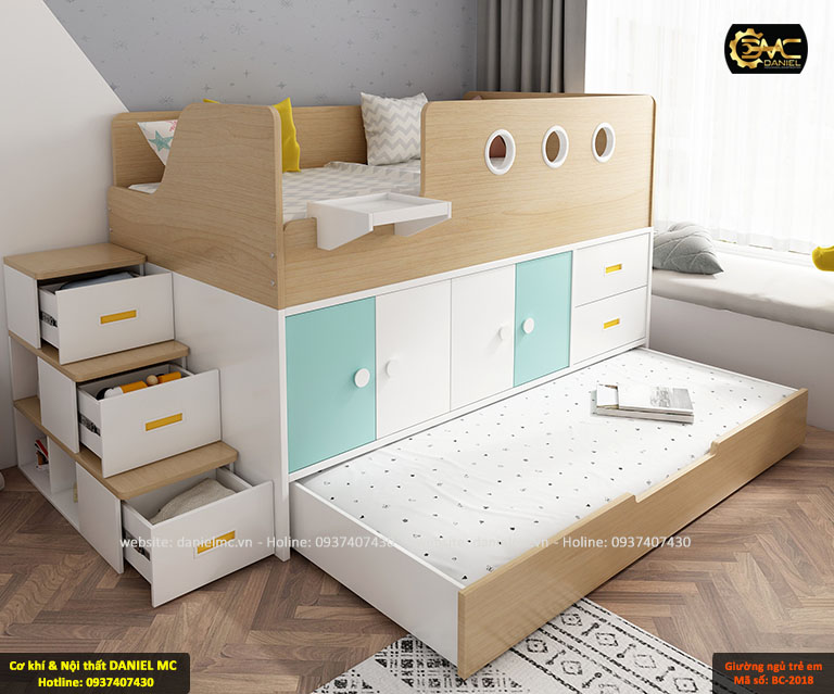 Giường ngủ trẻ em BC-2018 Giường ngủ trẻ em BC-2018