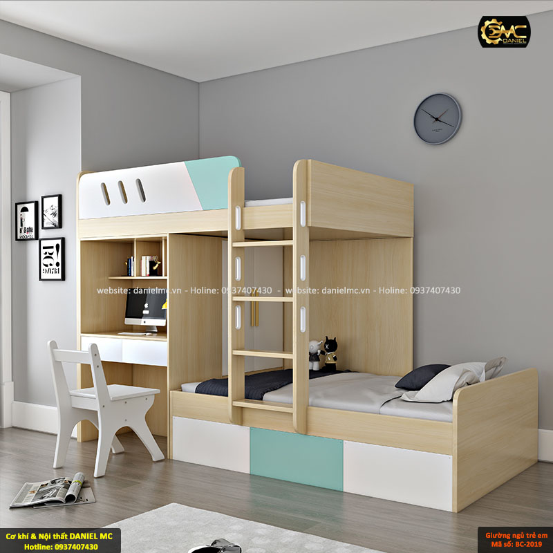 Giường ngủ trẻ em BC-2019 Giường ngủ trẻ em BC-2019