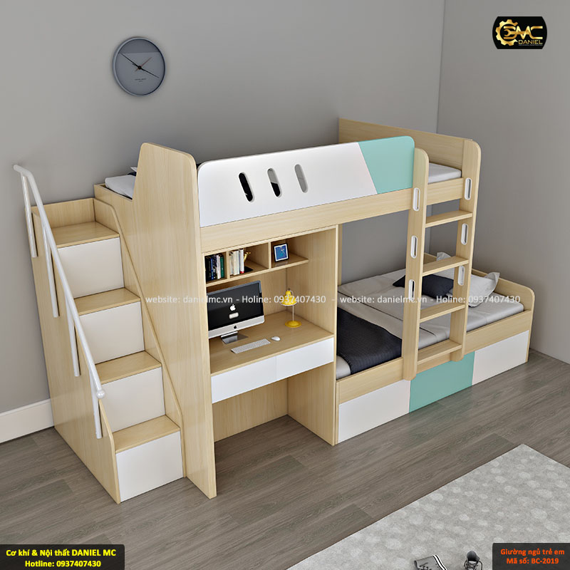 Giường ngủ trẻ em BC-2019 Giường ngủ trẻ em BC-2019