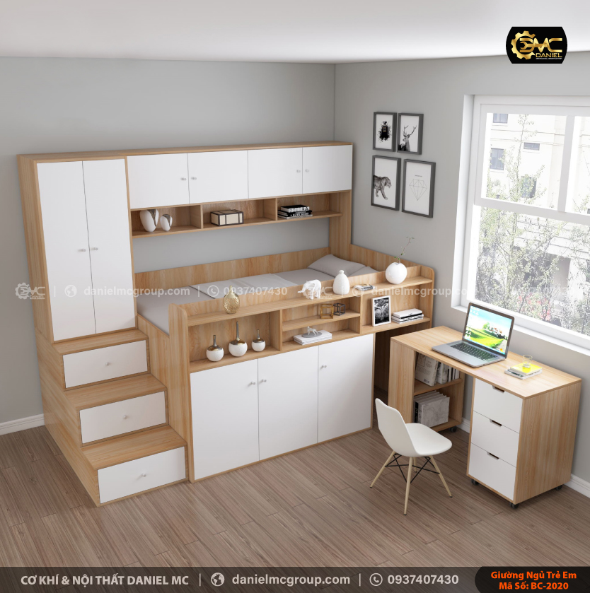 Giường ngủ trẻ em BC-2020 Giường ngủ trẻ em BC-2020