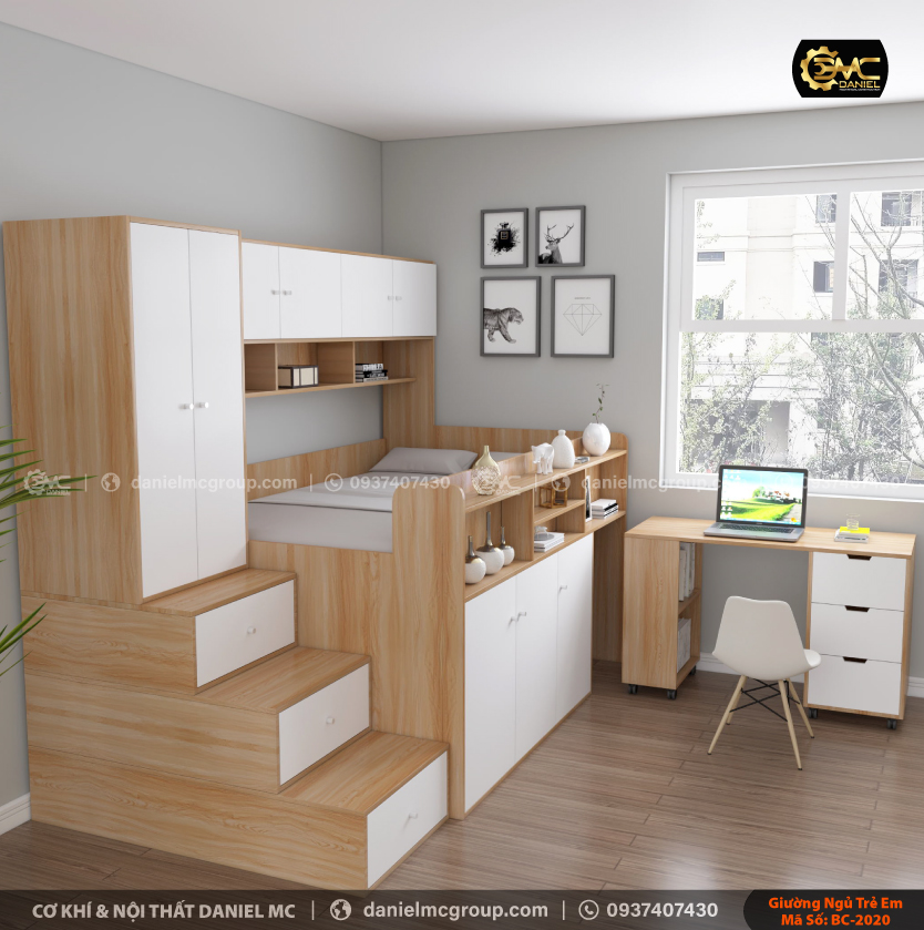 Giường ngủ trẻ em BC-2020 Giường ngủ trẻ em BC-2020