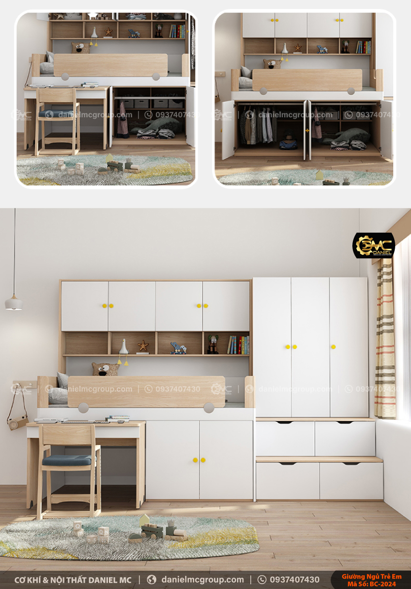 Giường ngủ trẻ em BC-2024 Giường ngủ trẻ em BC-2024