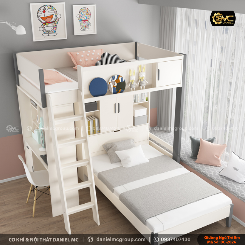 Giường ngủ trẻ em BC-2026 Giường ngủ trẻ em BC-2026