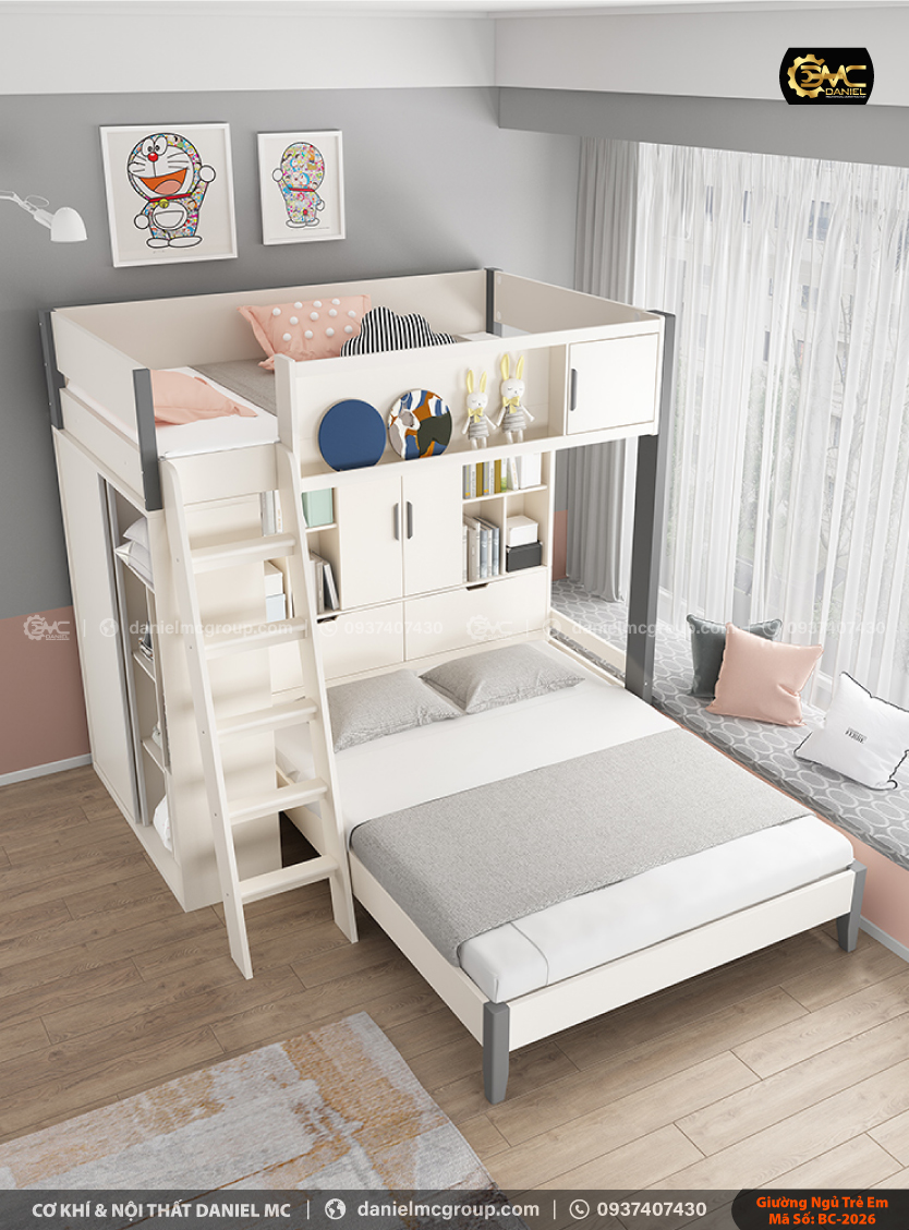 Giường ngủ trẻ em BC-2026 Giường ngủ trẻ em BC-2026