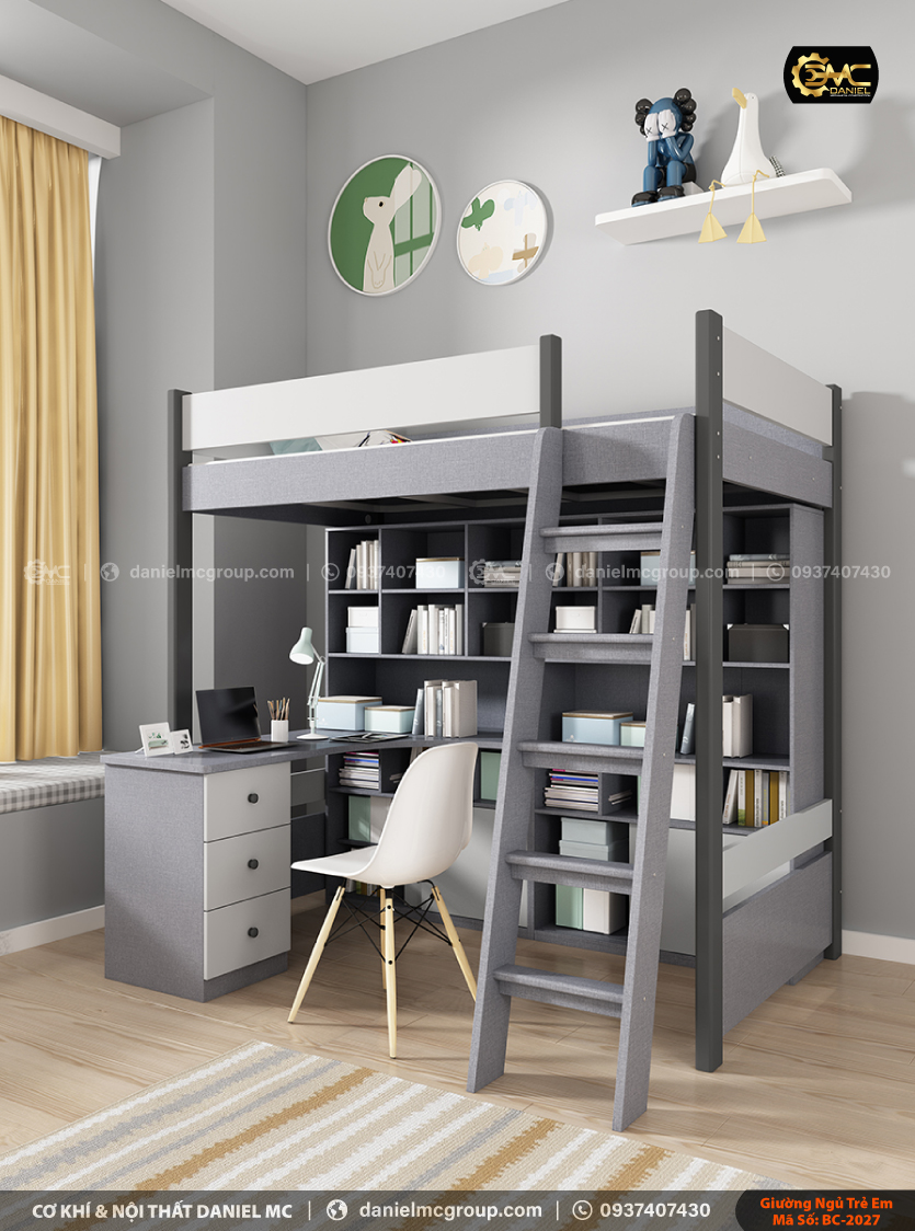 Giường ngủ trẻ em BC-2027 Giường ngủ trẻ em BC-2027