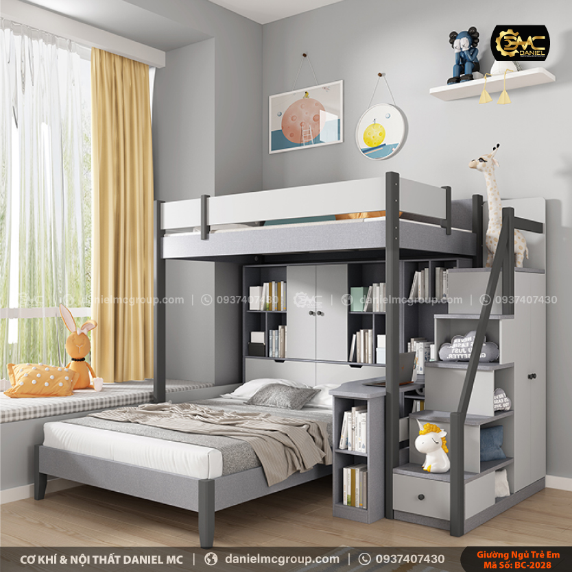 Giường ngủ trẻ em BC-2028 Giường ngủ trẻ em BC-2028