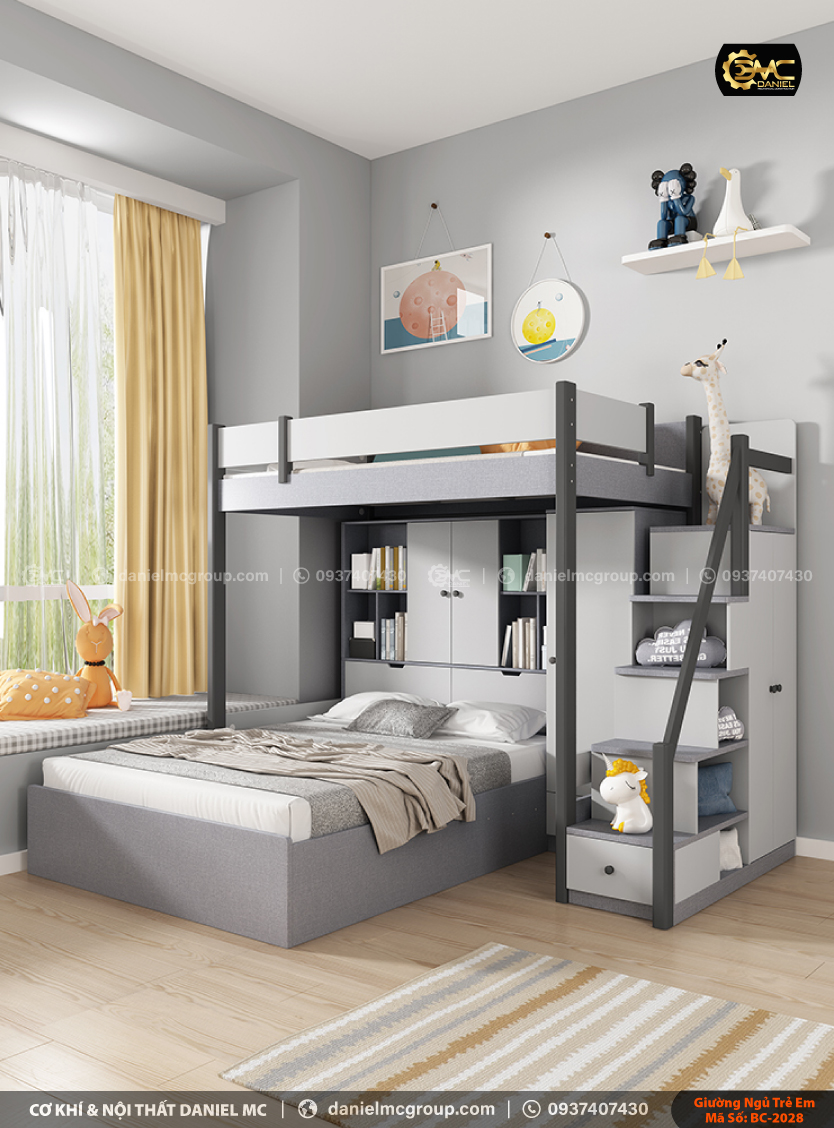 Giường ngủ trẻ em BC-2028 Giường ngủ trẻ em BC-2028