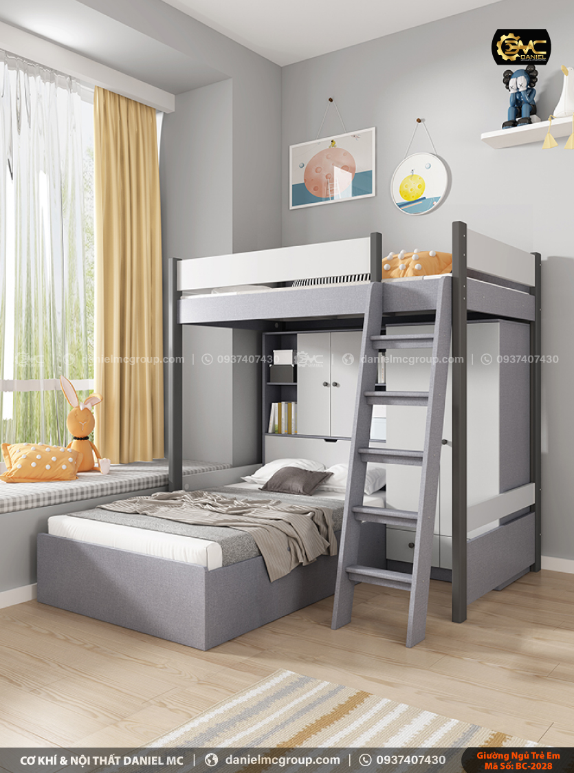 Giường ngủ trẻ em BC-2028 Giường ngủ trẻ em BC-2028