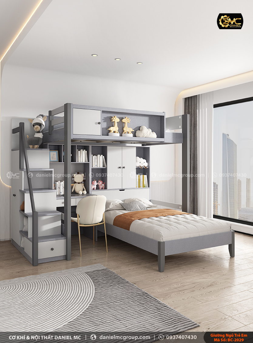 Giường ngủ trẻ em BC-2029 Giường ngủ trẻ em BC-2029
