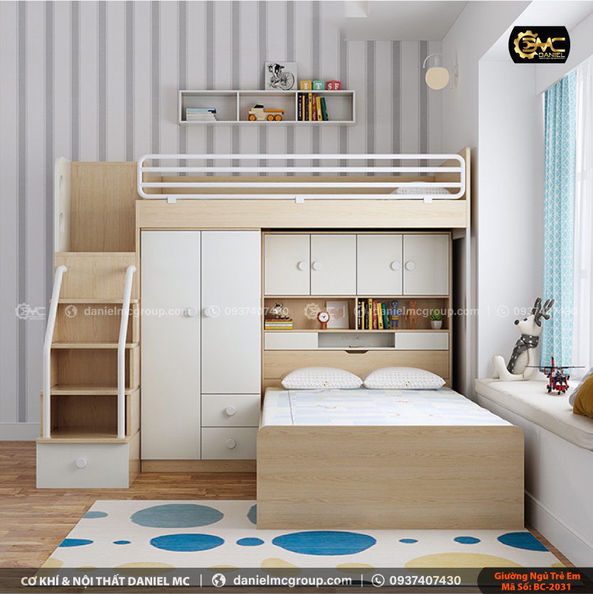 Giường ngủ trẻ em BC-2031 Giường ngủ trẻ em BC-2031