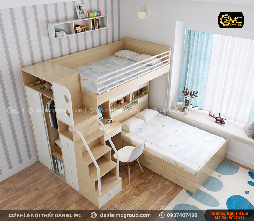 Giường ngủ trẻ em BC-2031 Giường ngủ trẻ em BC-2031
