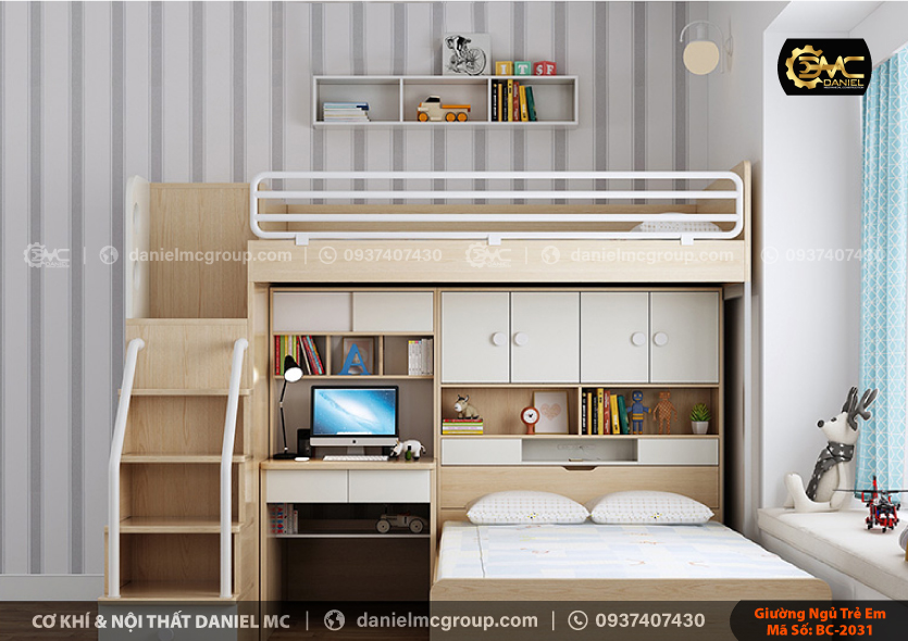 Giường ngủ trẻ em BC-2031 Giường ngủ trẻ em BC-2031