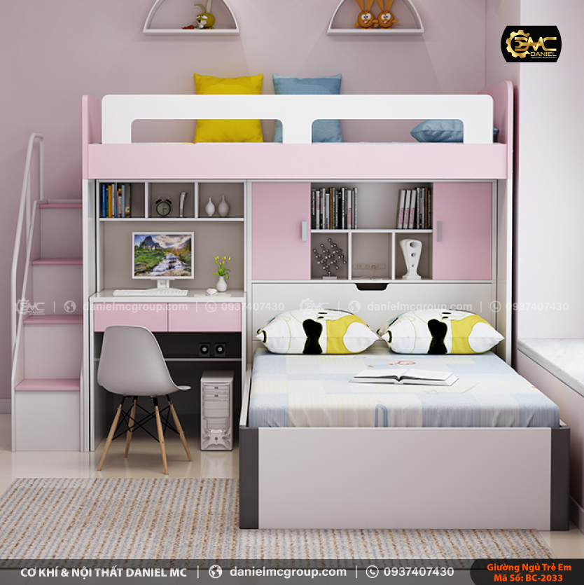 Giường ngủ trẻ em BC-2033 Giường ngủ trẻ em BC-2033