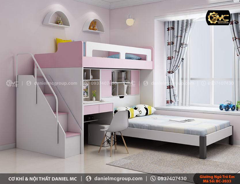 Giường ngủ trẻ em BC-2033 Giường ngủ trẻ em BC-2033