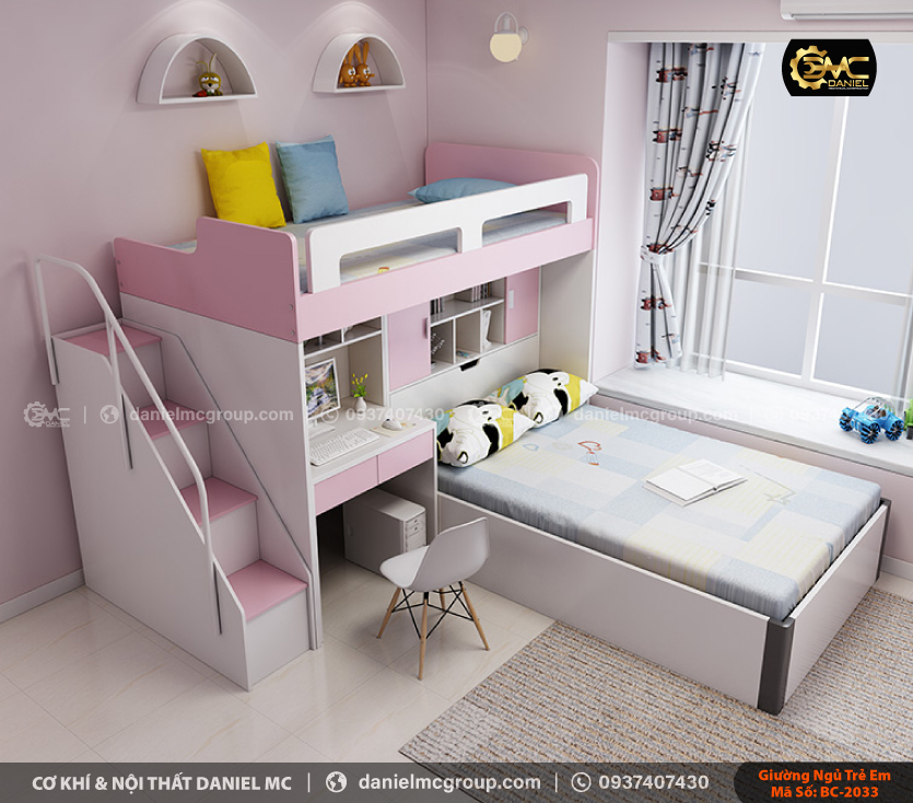 Giường ngủ trẻ em BC-2033 Giường ngủ trẻ em BC-2033