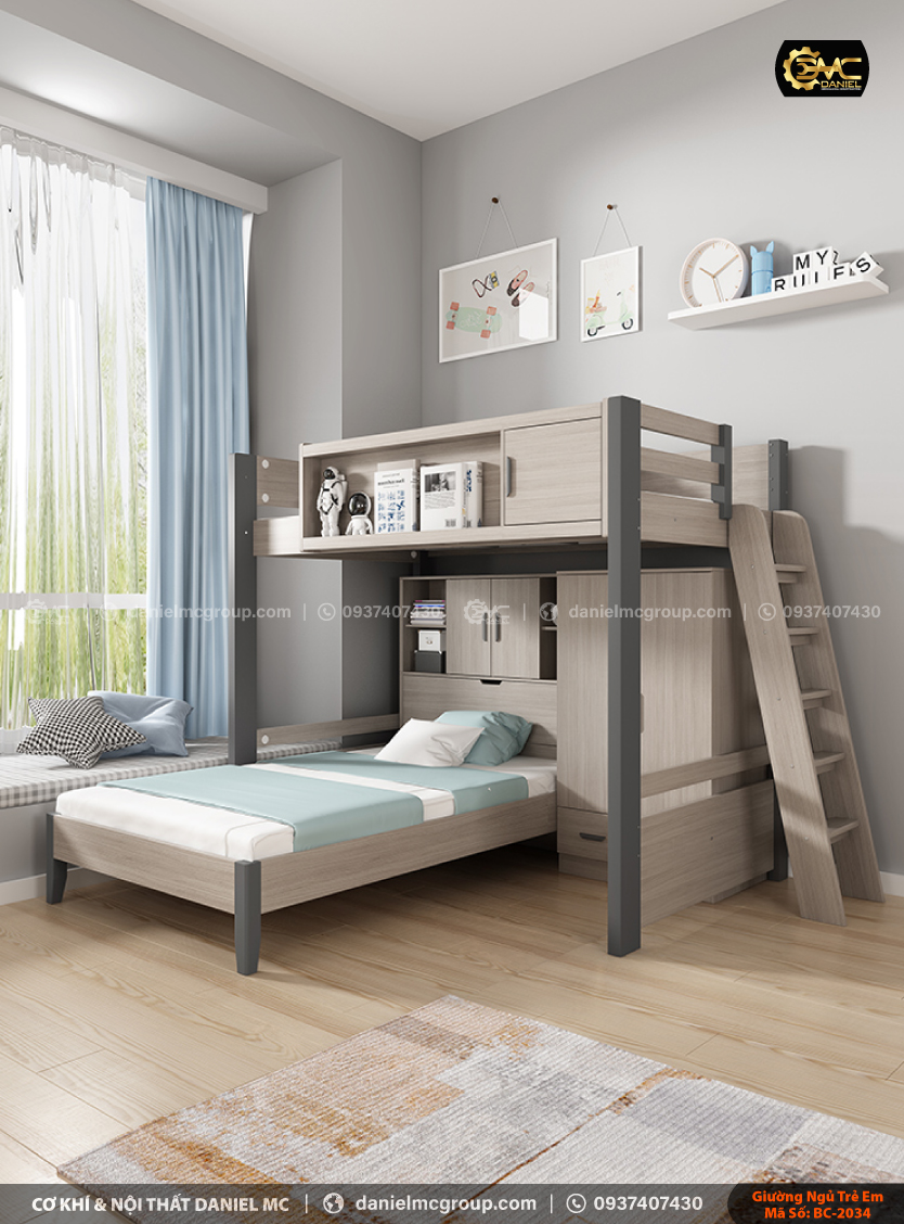 Giường ngủ trẻ em BC-2034 Giường ngủ trẻ em BC-2034