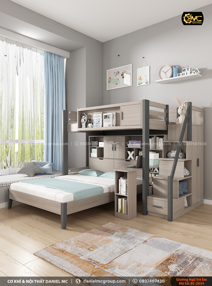 Giường ngủ trẻ em BC-2034 Giường ngủ trẻ em BC-2034