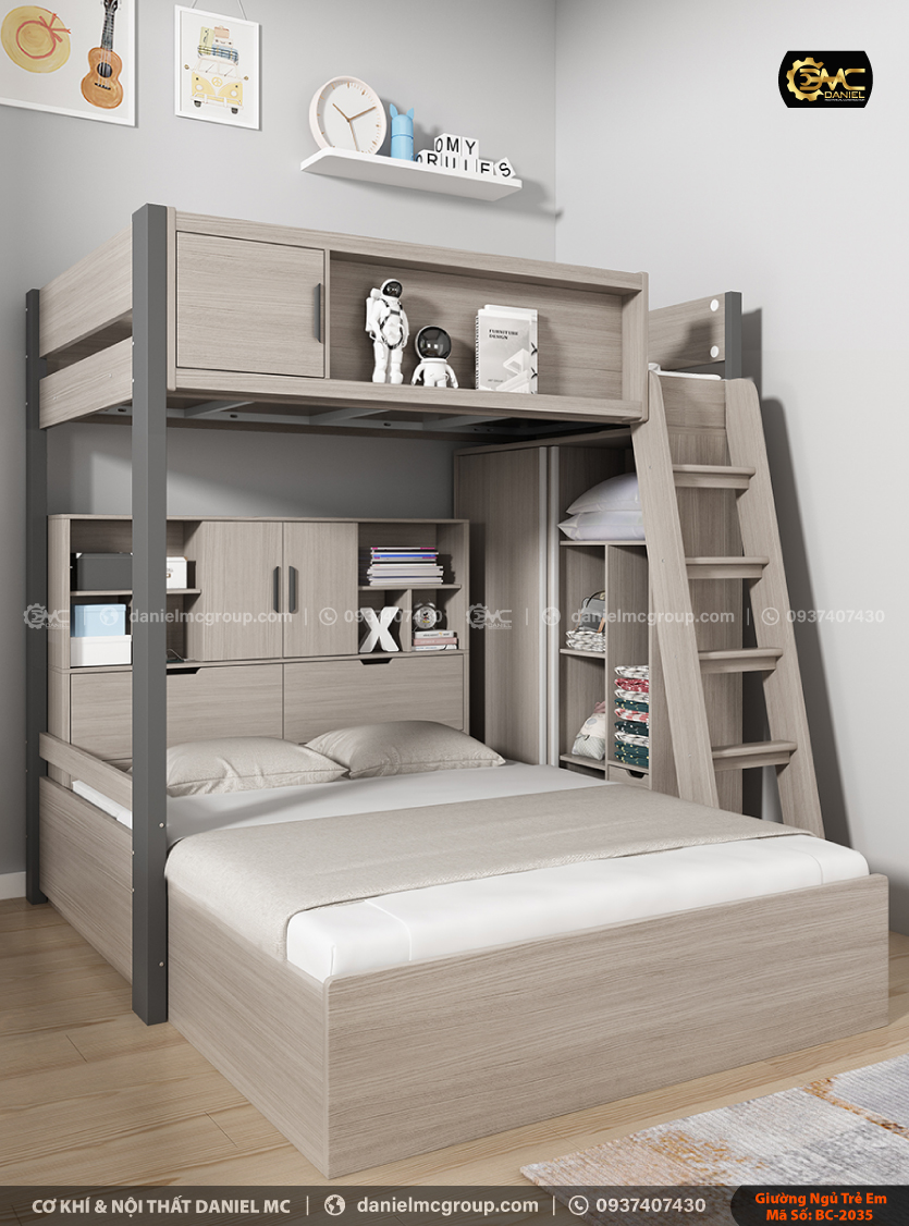 Giường ngủ trẻ em BC-2035 Giường ngủ trẻ em BC-2035