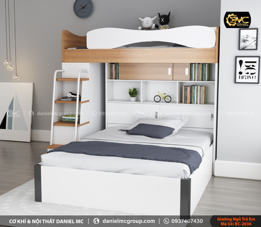 Giường ngủ trẻ em BC-2036 Giường ngủ trẻ em BC-2036