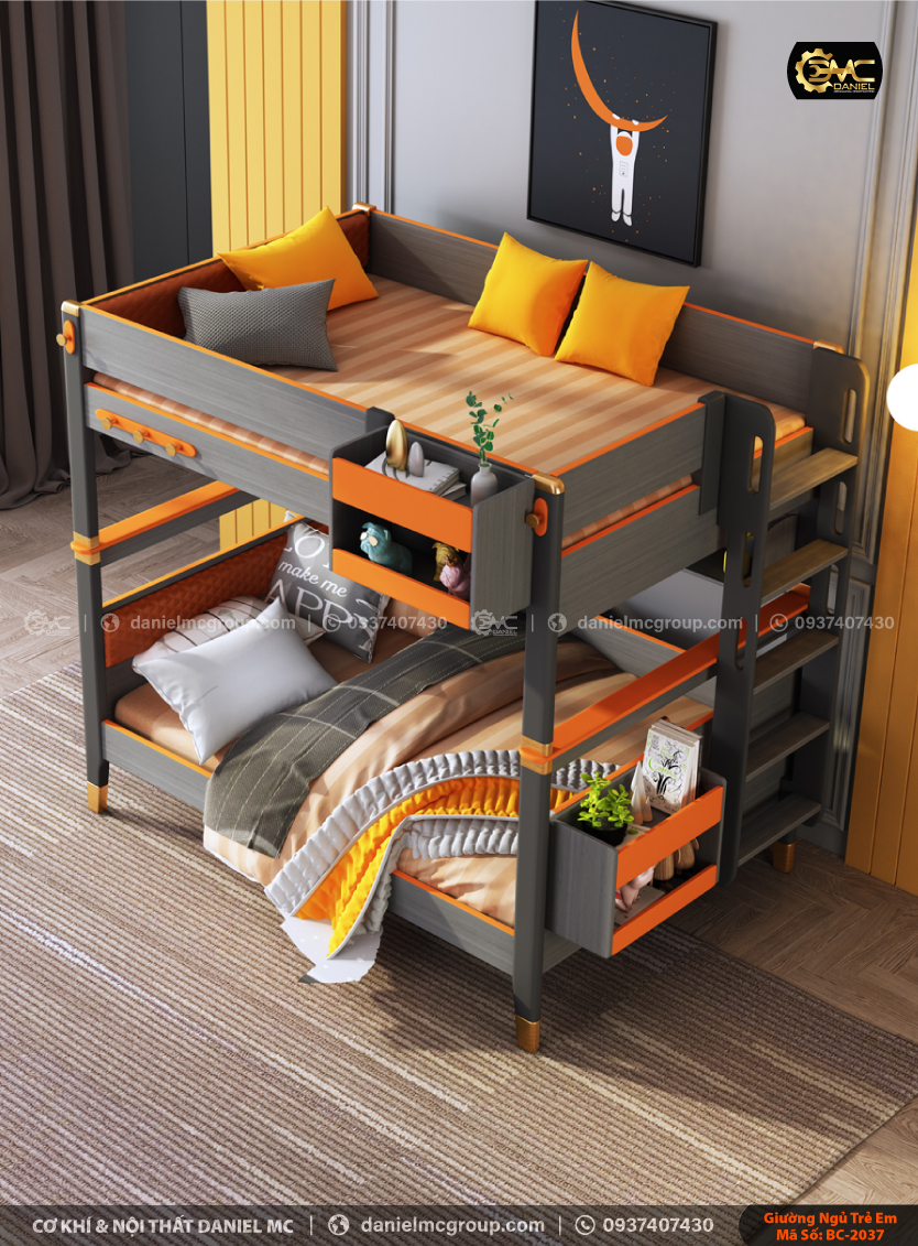 Giường ngủ trẻ em BC-2037 Giường ngủ trẻ em BC-2037