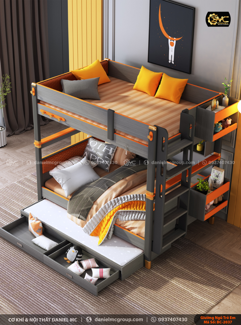 Giường ngủ trẻ em BC-2037 Giường ngủ trẻ em BC-2037