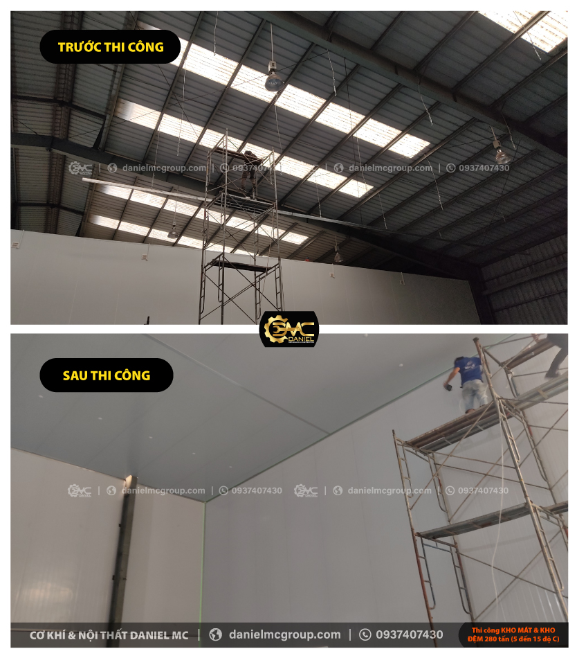Thiết kế thi công KHO MÁT nhiệt độ từ -20 đến -30 độ C; thi công KHO ĐỆM nhiệt độ từ 5 đến 15 độ C. Thiết kế thi công KHO MÁT nhiệt độ từ -20 đến -30 độ C; thi công KHO ĐỆM nhiệt độ từ 5 đến 15 độ C.