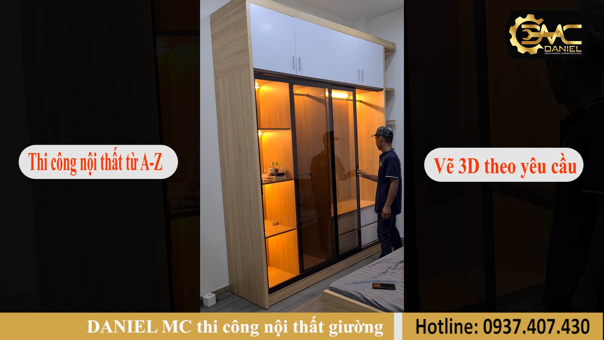 Tủ áo cánh kính thi công: Bạn muốn tận hưởng một không gian sinh hoạt hoàn toàn mới mẻ và hiện đại? Đến với chúng tôi để trải nghiệm dịch vụ tủ áo cánh kính thi công đẳng cấp nhất. Với kiểu dáng thông minh và đẳng cấp, tủ áo sẽ giúp bạn sống trong một không gian thoải mái và tiện nghi hơn bao giờ hết.