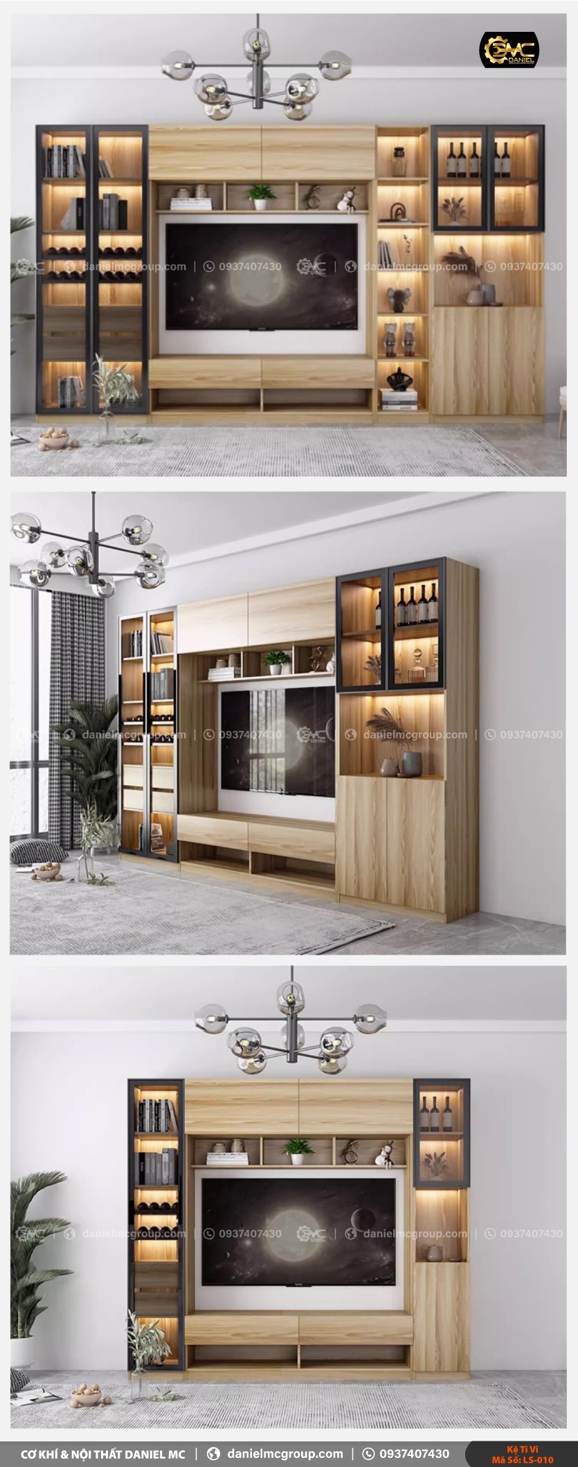 Tủ ti vi LS-010 Tủ ti vi LS-010