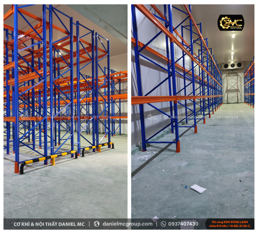 Thiết kế thi công kho lạnh 810 tấn, nhiệt độ -18 đến -25 độ C Thiết kế thi công kho lạnh 810 tấn, nhiệt độ -18 đến -25 độ C