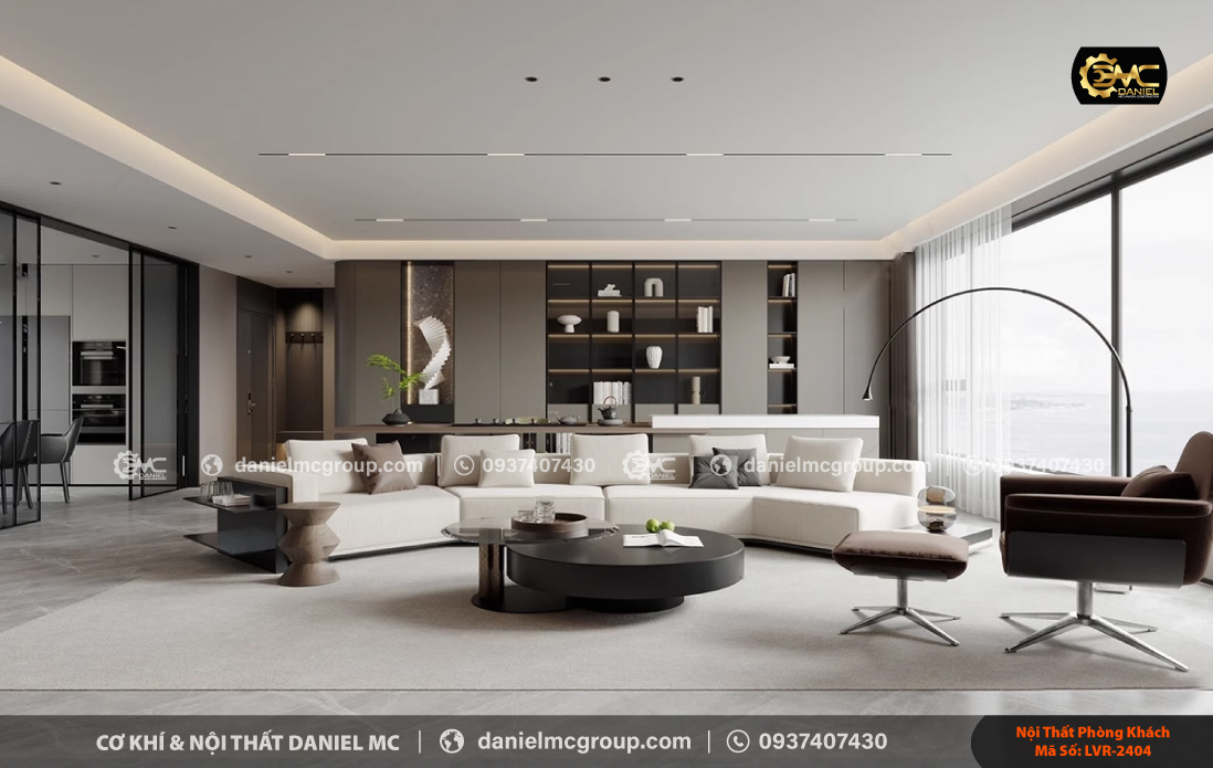 Những mẫu tủ trang trí phòng khách đẹp mê ly