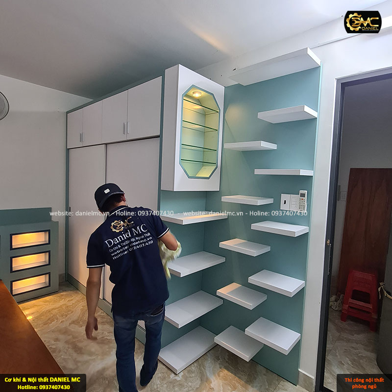 Sản xuất thi công bàn học sinh và bàn làm việc cho nhà anh Hùng - Quận 1 Sản xuất thi công bàn học sinh và bàn làm việc cho nhà anh Hùng - Quận 1