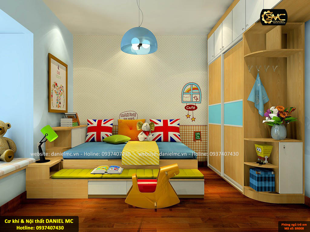 Thi công phòng ngủ cho bé gái Thi công phòng ngủ cho bé gái