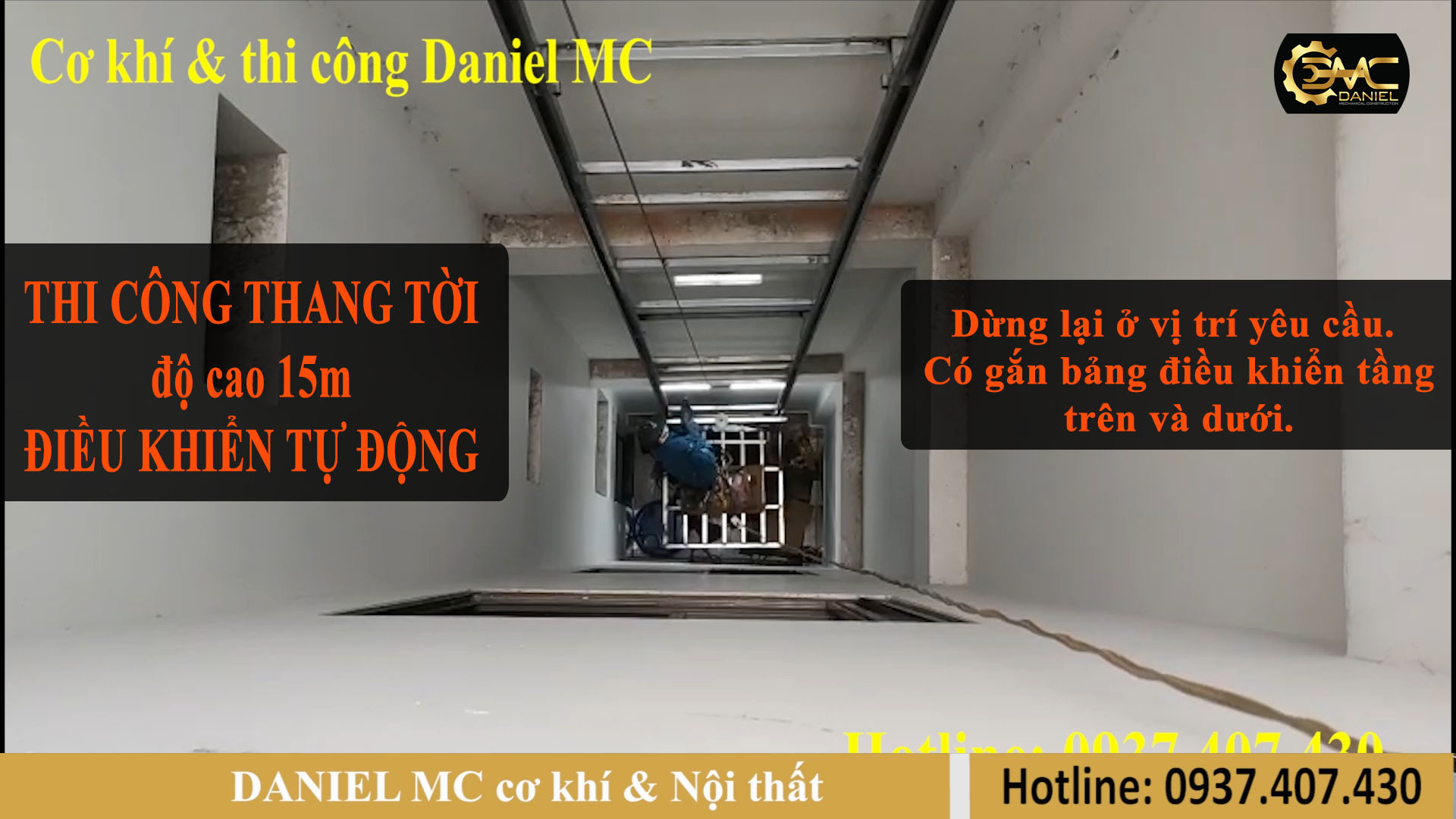 Thi công thang tời hàng hóa cho anh Quốc - Bình Thạnh Thi công thang tời hàng hóa cho anh Quốc - Bình Thạnh