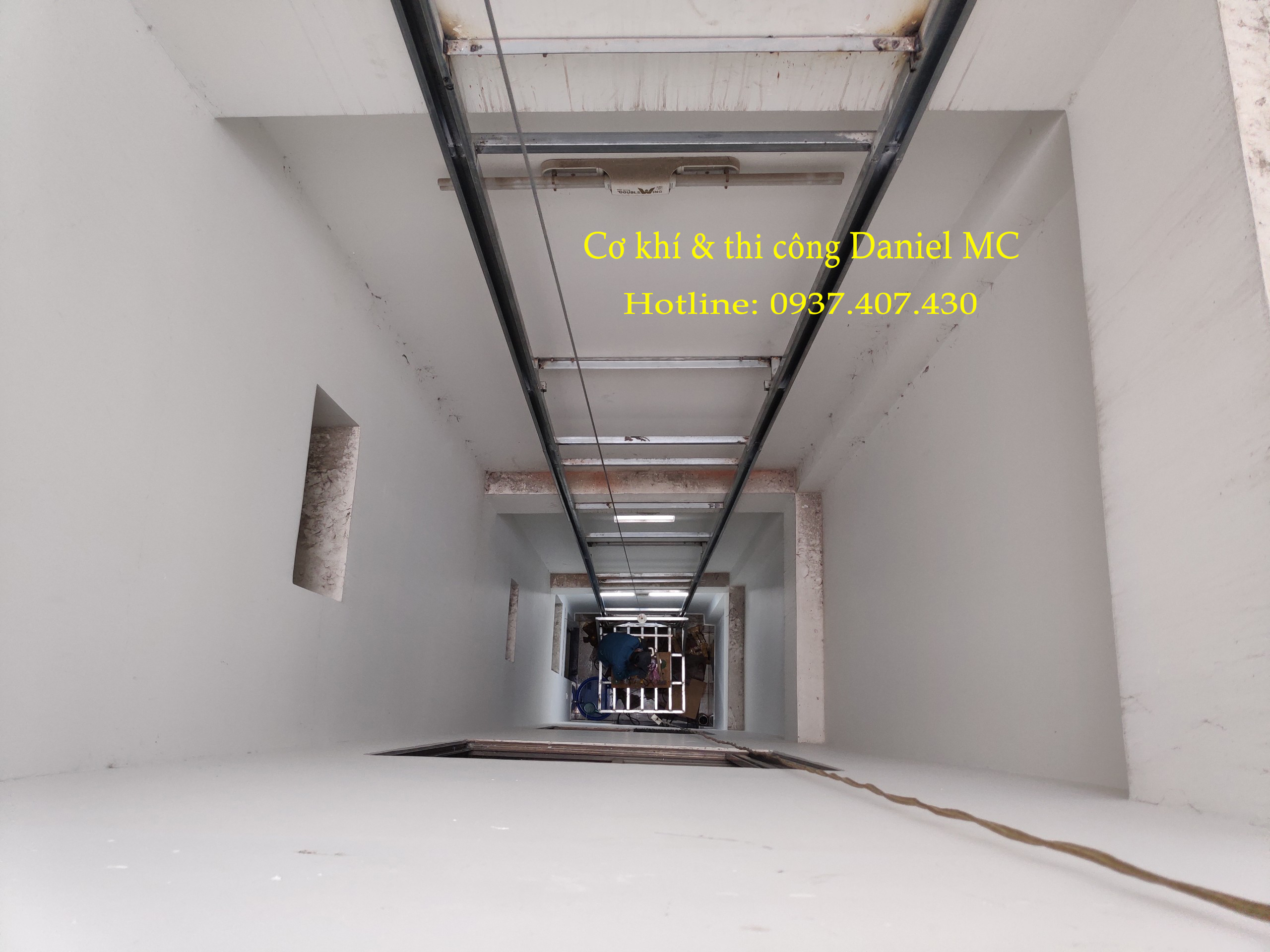 Thi công thang tời hàng hóa cho anh Quốc - Bình Thạnh Thi công thang tời hàng hóa cho anh Quốc - Bình Thạnh