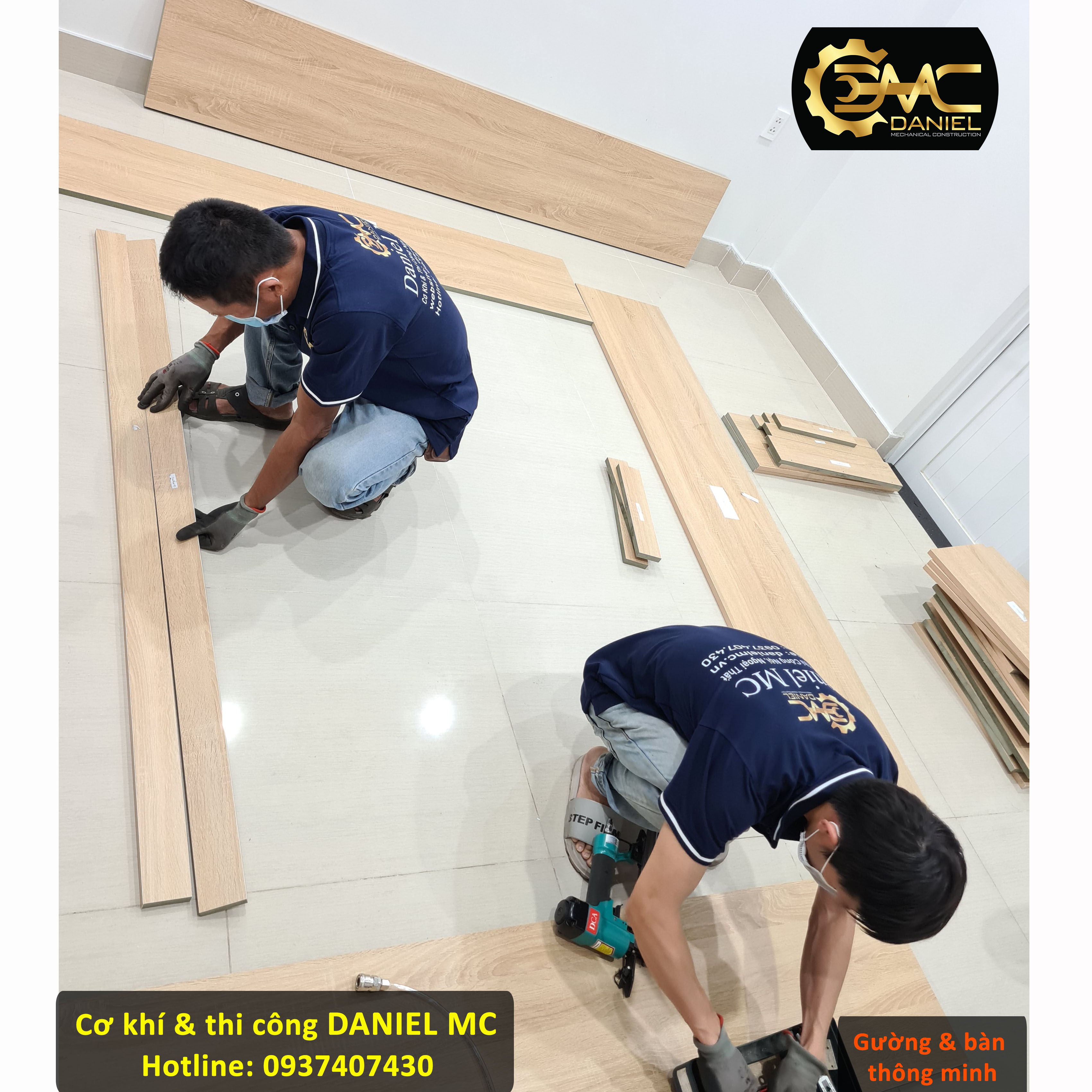 Thi công giường thông mình cho nhà Anh Mỹ - Bình Dương Thi công giường thông mình cho nhà Anh Mỹ - Bình Dương