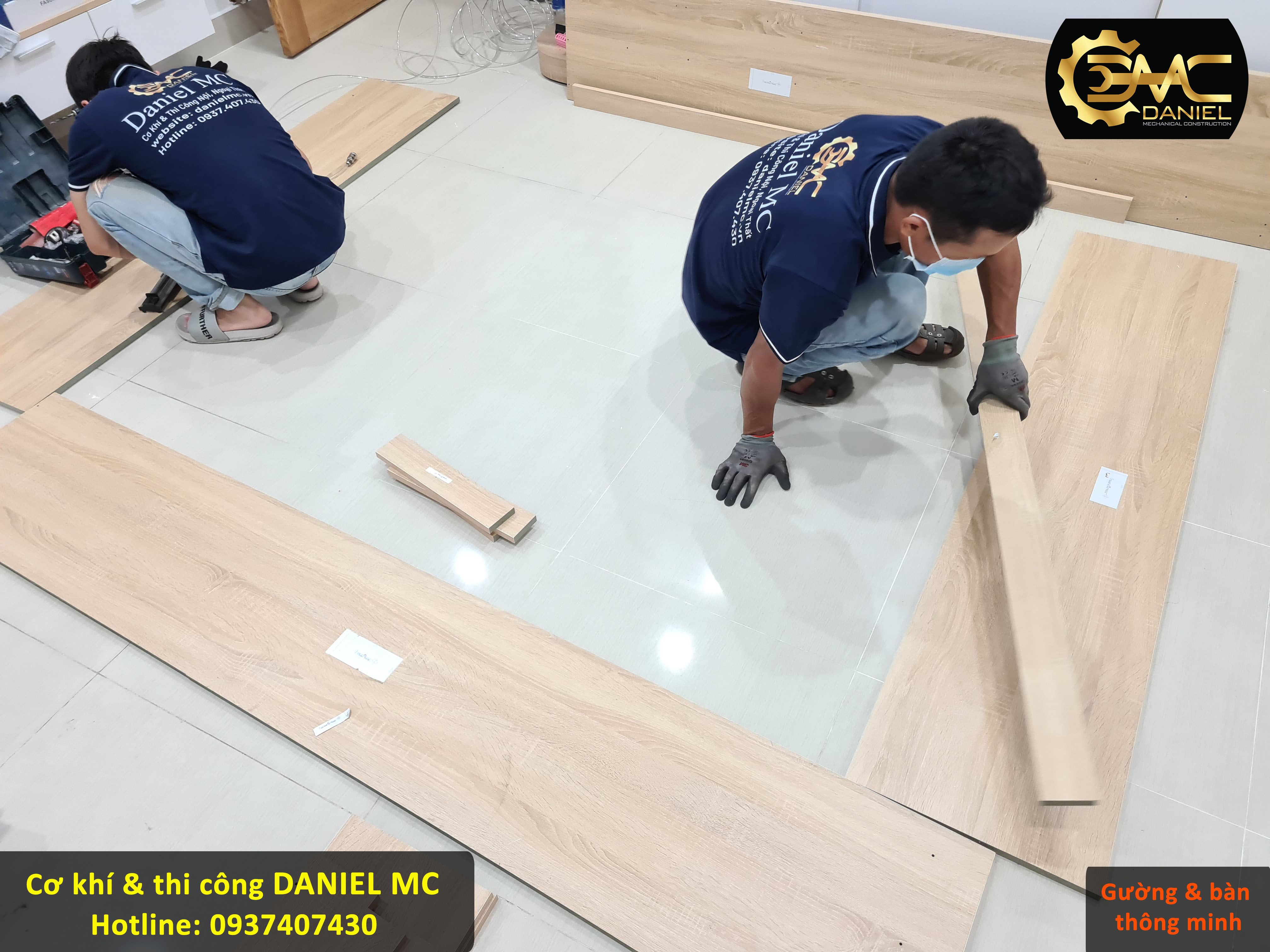 Thi công giường thông mình cho nhà Anh Mỹ - Bình Dương Thi công giường thông mình cho nhà Anh Mỹ - Bình Dương