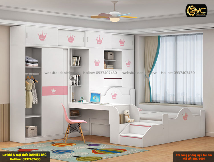 Phòng ngủ trẻ em BRC-1004 Phòng ngủ trẻ em BRC-1004