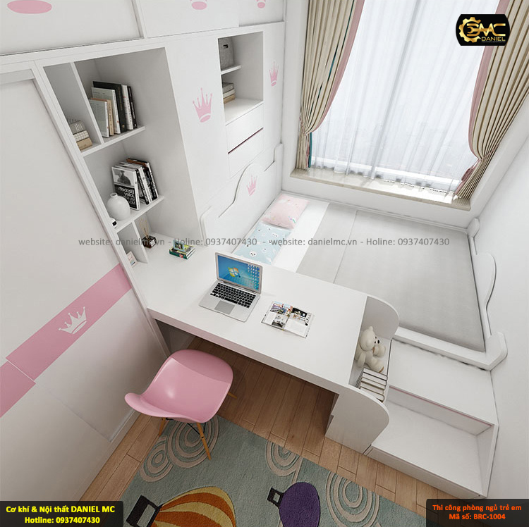 Phòng ngủ trẻ em BRC-1004 Phòng ngủ trẻ em BRC-1004